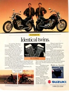 1987 Suzuki Intruder VS700GL Motorcycle Print Ad - Picture 1 of 2