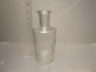 antik Flasche Glas f&#252;r Haarwasser F. Wolff &amp; Sohn Karlsruhe h 9,5 cm 85,6 g