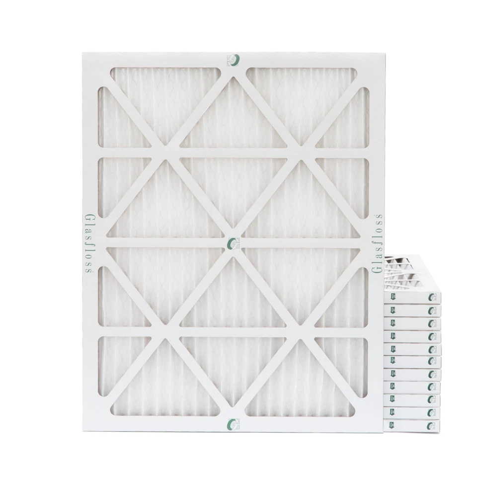 16x20x1 MERV 10 Pleated Air Filters. 12 PACK. Actual Size: 15-1/2 x 19-1/2 x 7/8 - Image 1 of 4
