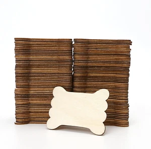 100 Pieces DIY Embroidery Thread Floss Bobbin Organizer Wooden Ribbon Twine Reel - Picture 1 of 9