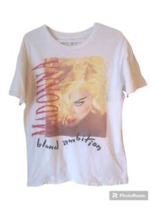 Vintage Madonna Blond Ambition World Tour 1990 T Shirt XL