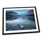 Bohinj's Tranquillity Mountains Lake Framed Art Print Picture Artwork