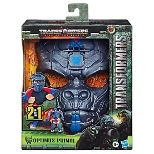 MÁSCARA PRIMAL HASBRO TRANSFORMERS MV7 RISE OF THE BEASTS 2 EN 1 OPTIMUS - Imagen 1 de 6