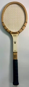 Racchetta da tennis vintage Wilson autografo The Jack Kramer in legno made in USA - Foto 1 di 8