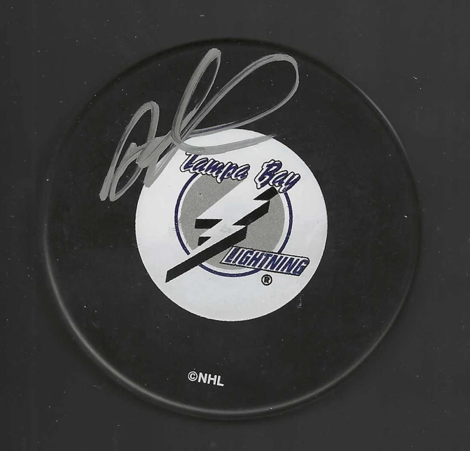 Disco Lightning Tampa Bay firmado por Darryl Sydor Foto 1 de 1