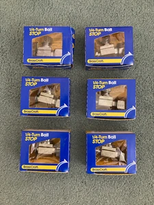 1/4 - Turn Ball Stop Brass Craft - Made in USA - New in box!! - Picture 1 of 3