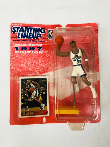 GRANT HILL DETROIT PISTONS VINTAGE 1997 STARTING LINEUP FIGUINE SLU Cover