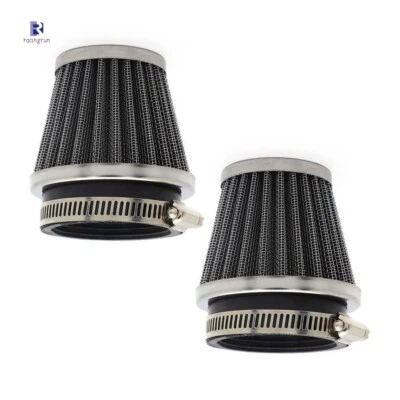 2 PIEZAS 54MM FILTRO DE AIRE POD FILTROS PARA HONDA CB750 SUZUKI GS550 KAWASAKI KZ650 DUC Foto 1 de 4