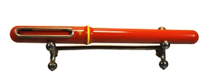 Pluma Estilográfica "Stypen" Vintage Naranja&CT Francesa c.1981 con Caja - Imagen 1 de 15