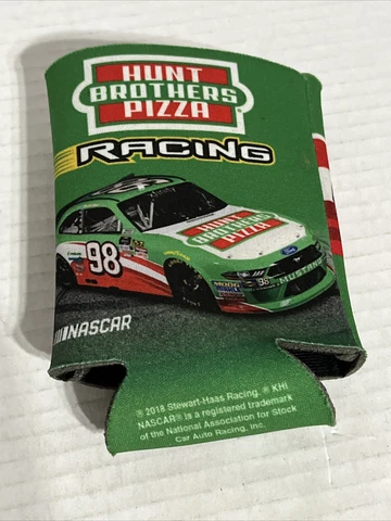 Nascar Kevin Harvick #98 Hut Brothers Pizza Racing Beer can cooler koozie 2018 Cover