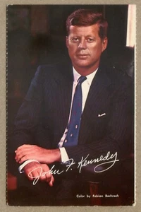 35th. PRESIDENT of the USA John F. Kennedy PATRIOTIC SOUVENIR POSTCARD - Picture 1 of 2