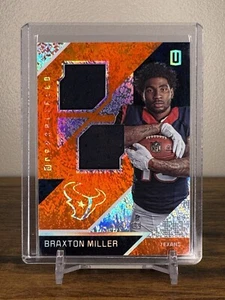 2016 Panini Unparalleled Braxton Miller Rookie Materials /199 #RM-BM Texans - Picture 1 of 2