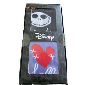 Disney Tim Burtons The Nightmare Before Christmas 2 Pair of Socks New - Picture 1 of 9