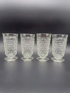 Colony Whitehall Cubist Ice Tea Glass Tumbler Clear Flare Top - Picture 1 of 11