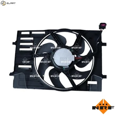 FAN ENGINE COOLING 470010 FOR CHZJ/DKRF 1.0L 3cyl CJZA/CJZB/CYVB/CYVA 1.2L 4cyl - Image 1 of 4