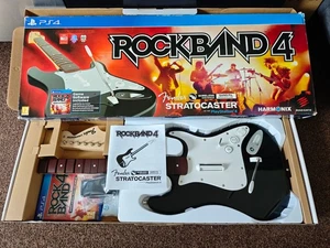 Rock Band 4 Fender Guitar in original Box + RB 4 Game | compatible with PS4 PS5 - Picture 1 of 5