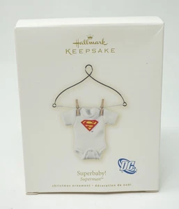 2008 Hallmark Keepsake Christmas Ornament DC comics "Super baby" Superman Box - Picture 1 of 3