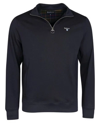 Pullover Barbour Rothley media cremallera azul marino Foto 1 de 4