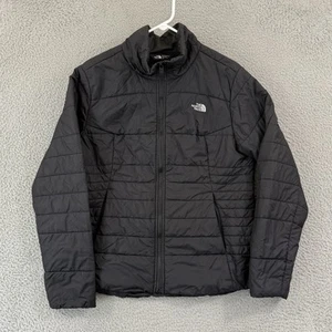 The North Face Jacket Womens Large Black Puffer Zip Light Lined Quilted Outdoor - Picture 1 of 13