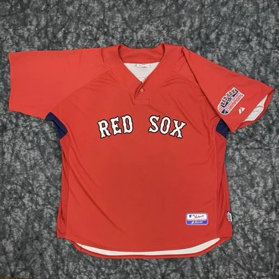 2007 World Series Boston Red Sox Dustin Pedroia Jersey #15 Majestic MLB Champs - Image 1 of 4