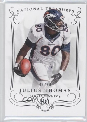 2014 Panini National Treasures /99 Julius Thomas #1 - Image 1 of 2