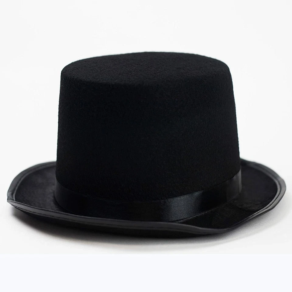 Elegante Sombrero de Fiesta de Tela con Banda de Satén Elegante Fiesta Divertido Accesorio Halloween Foto 1 de 2