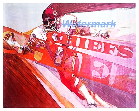 NFL 1972 Kansas City Chiefs Color Poster Print 8 X 10 Photo REPRINT Cover