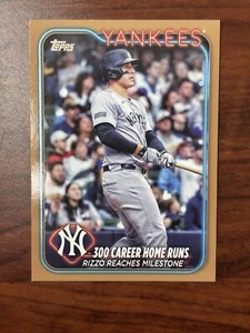 Actualización Topps 2024 Anthony Rizzo Gold/2024 #US241 Yankees - Imagen 1 de 2