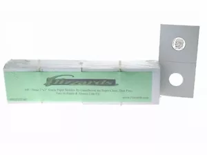 100 flip portamonete cartone/mylar 2x2 per centesimo 17,9 mm, di guardia - Foto 1 di 3