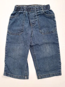 Wonderkids girls blue stretch denim wide leg jeans size 18M - Picture 1 of 2