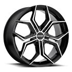 20x8.5 MKW M121 Gloss Black Machined Wheel 5x112/5x4.5 (35mm)