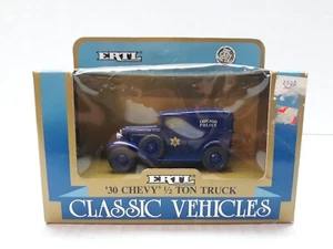 ERTL CLASSIC VEHICLES - '30 CHEVY 1/2 TON TRUCK - CHICAGO POLICE - #2518 - NIB - Picture 1 of 7