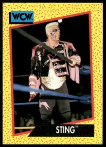 Sting 1991 Impel WCW #4 Pro Wrestling Card - Afbeelding 1 van 2