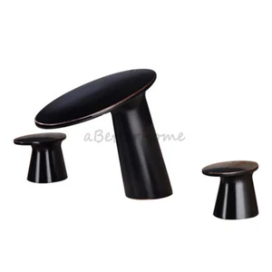 Design Bathroom Three-piece Separate Wash Basin Faucets Waterfall Sink Mixer Tap - Picture 1 of 13