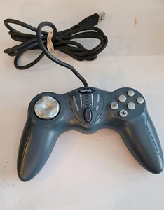 Saitek P220 PC USB Digital Game Pad Controller With Throttle,long Cord,Tested - Picture 1 of 9