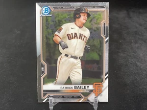 PATRICK BAILEY 2021 BOWMAN CHROME #BCP-108 BASE PROSPECT CARD / SF GIANTS - Picture 1 of 2
