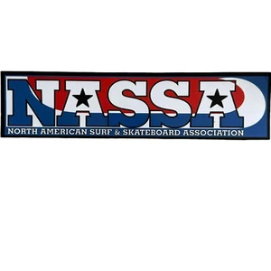 Vintage 1980’s NASSA North American Surf & Skateboard Association Sticker - Picture 1 of 2