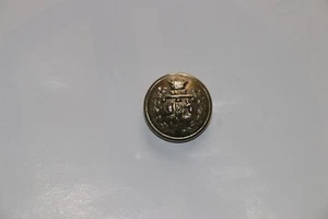 BRITISH ARMY ARGYLL & SUTHERLAND HIGHLANDERS VOL'S SILVERED OFFICER'S BUTTON - Picture 1 of 2