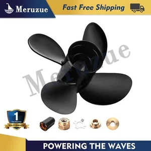 10.3 x 13 Boat Propeller for Mercury 30 40 48 50 55 60HP 48-8M8026630 RH 4Blade - Picture 1 of 6