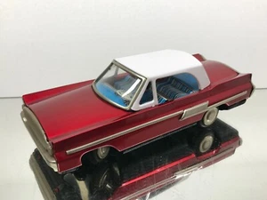 MADE IN CHINA MS827 AMERICAN SEDAN - WIND UP TIN TOY -RED MET. L24.0cm- GOOD - Imagen 1 de 9