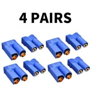 4 Pairs EC5 Device Connector Plug for RC Car Plane Helicopter Battery Lipo ESC - Picture 1 of 16