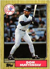 3 - Topps Don Mattingly 1987 -1988 - 1989 New York Yankees SEE SCANS