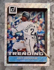 #T-3 Jazz Chisholm 2022 Panini - Donruss Trending Rapture - Imagen 1 de 2