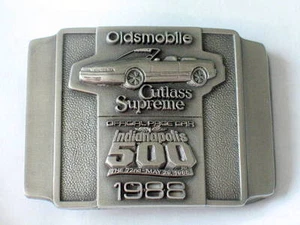 Indy 500 Belt Buckle Cutlass Supreme Pace Car Limited Edition #456 of 500 - Picture 1 of 1