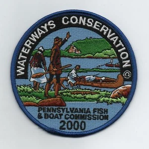 2000 Pennsylvania Fish Boat Commission, Waterways Conservation Series Patch - Picture 1 of 1