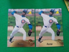 (2 Cards) 1995 Pinnacle #393 - Kevin Foster - Chicago Cubs 