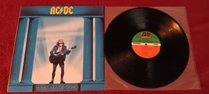 AC/DC Who Made Who Original Vinyl 1986 81650 Atlantic Records, VG+/EX - Picture 1 of 1