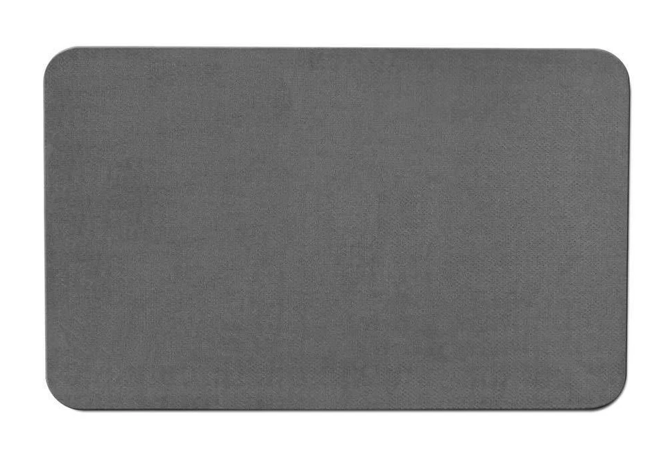 SKID-RESISTANT RUG living area carpet kitchen floor mat GRAY - Image 1 of 4