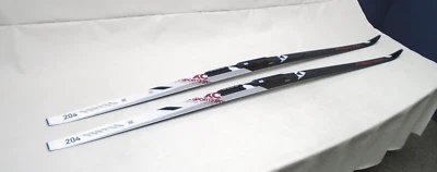 FISCHER N44020V,204 XC SPORTS STEP NORDIC SKIS 204CM WHITE / BLACK / RED