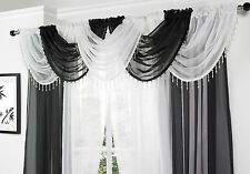 Beaded Voile Swags,11 colours, lovely product, 22" x 18" hanging size, Beautiful